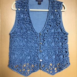 Denim vest